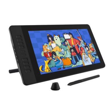 Imagem de Tablet de desenho GAOMON PD1561 com tela e suporte de 15,6 polegadas