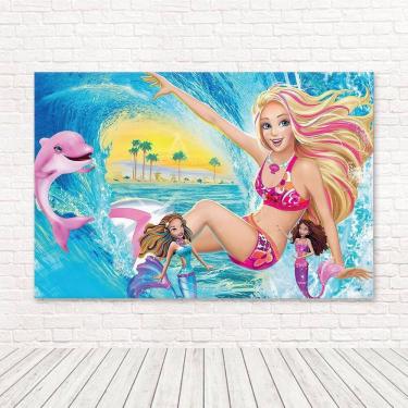 Imagem de Painel Retangular 3D Sublimado Barbie 2,0X1,5 Frt-4039