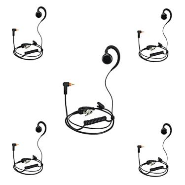 Imagem de Fone de ouvido ProMaxPower bidirecional giratório PTT para Motorola SL1K SL2K SL1M SL4000 SL4000e SL7000 SL7000e SL1600 SL300 AS (pacote com 5)