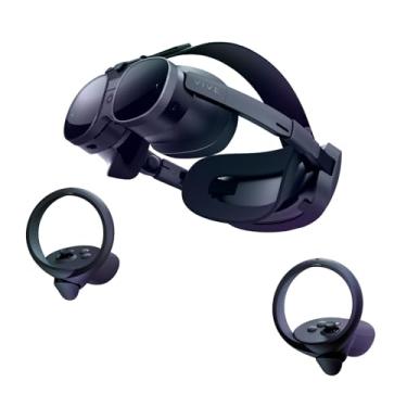 Imagem de HTC Vive XR Elite com pacote de luxo — Fone de ouvido de realidade mista e realidade virtual para PC + controladores