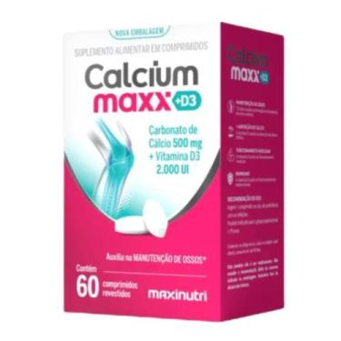 Imagem de Suplemento Calcium Maxx D3 - Cálcio + Vitamina D3 2000UI - Maxinutri
