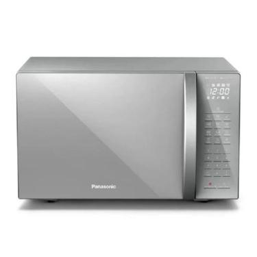 Imagem de Micro-ondas Panasonic de Bancada com Tecnologia Dupla Refeição, Inox, 