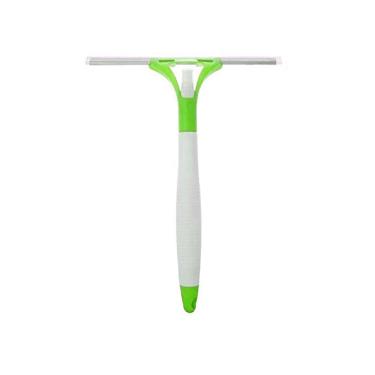 Imagem de Rodo Rodinho Limpa Vidro Pia Azulejos Com Spray Reservatório Verde