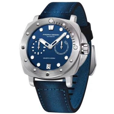 Imagem de Relógio De Mergulho Mecânico Automático Masculino 200m à Prova D'água Azul