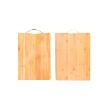 Imagem de Conjunto de 2 tábuas gourmet ecokitchen bambu mimo style