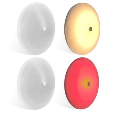 Imagem de THALASSA Luzes De Teto 4,5 Polegadas, 12 V, Para Trailers, Com Dimmer 3000 K, Branco Quente, Modo Luz Noturna Vermelha, Lâmpada Pequena Embutida W (Empréstimo) Pacote 4