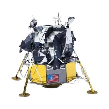 Imagem de Quebra-cabeça UFO De Metal 3D DIY Modelo De Montagem De Nave Espacial 