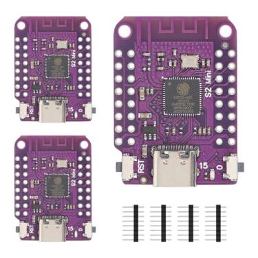 Imagem de YEJMKJ Placa Wi-Fi Esp32 S2 Mini V1.0.0 3Pcs Esp32-S2Fn4R2 Esp32-S2 4Mb Flash 2Mb Psram Tipo-C Módulo De Conexão Usb Para Micropython
