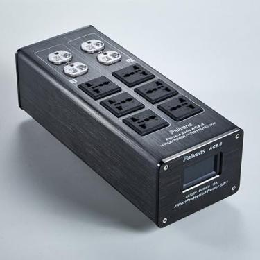 Imagem de pailvens Condicionador De Filtro Ca Pailvens, Tomada 8 Vias, Purificador Linha Com Tomadas Universais, Áudio Adequado Para Tocador Cd Hi-Fi, Piano, Tv, P10