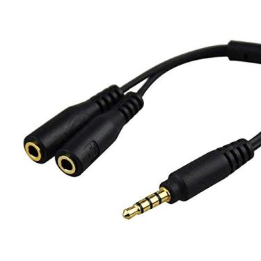 Imagem de Cabo Adaptador P2 para 2 Jack J2 Jjc para Microfone e Fone de Ouvido