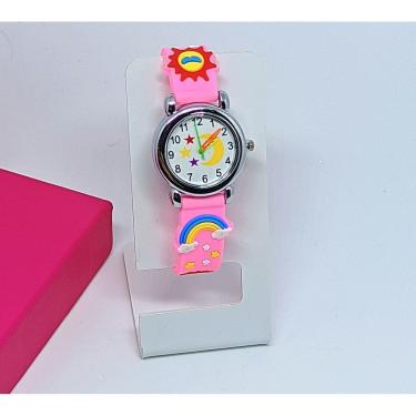 Imagem de Relógio Infantil Analógico Quartzo Pulseira silicone Esporte Desenho Animados 3D para Crianças Meninas Meninos Bebês