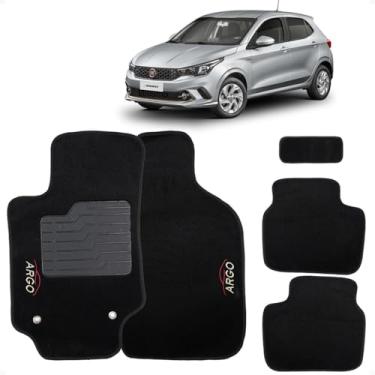 Imagem de Tapete Automotivo Argo 2017 até 2022 Tapete Bordado