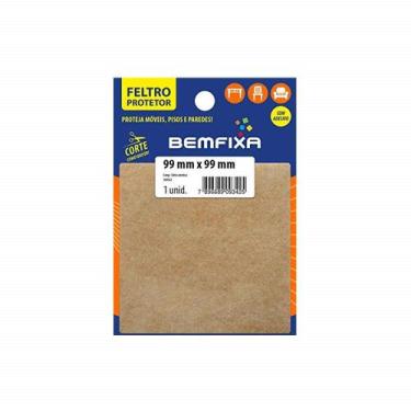 Imagem de  9342 feltro ades quad marrom 99x99mm - bemfixa
