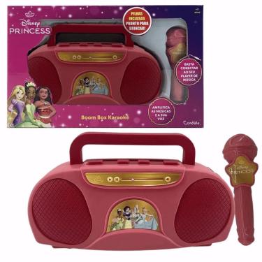 Imagem de Brinquedo Boombox e Karaoke Princesas Infantil Candide