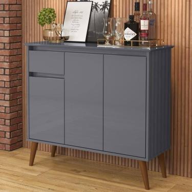 Imagem de Aparador 1 Gaveta 3 Portas Londres Cinza