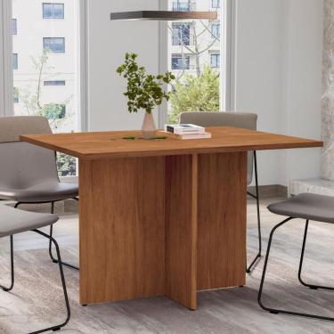 Imagem de Mesa De Jantar S/vidro Sally Off White Cedro 4 Lugares