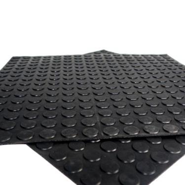 Imagem de Placa Piso Antiderrapante - Tipo Moeda - Borrachas Império