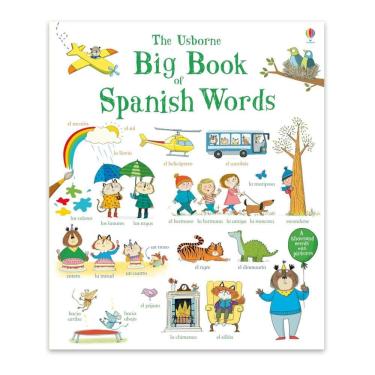 Imagem de Primeiras Palavras em Espanhol | Livro Infantil Ilustrado Zastras | Big Book of Spanish Words