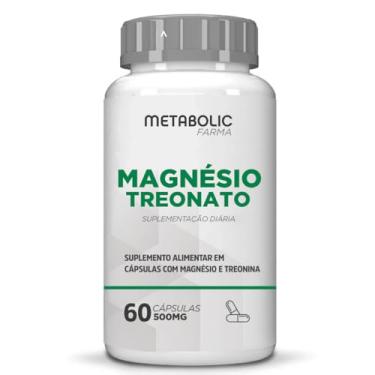Imagem de Magnesio Treonato 500mg Formula Pura - 60 Cápsulas - Metabolic Farma