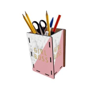 Imagem de Porta Lápis e Canetas Girl Boss - PoloCat Acessórios
