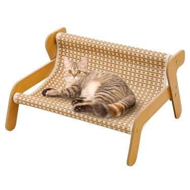 Imagem de Cama Arranhador Para Gatos | Móvel Para Afiar Unhas de Gatinhos - Multiuso de Móveis Entretenimento Para Gatos Dentro de Casa Local de Descanso