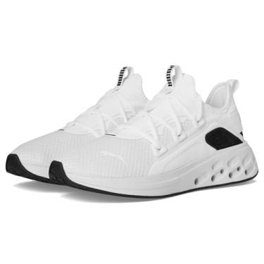 Imagem de PUMA Tênis masculino Softride Frequence, Pena branca cinza-preto Ah25, 45