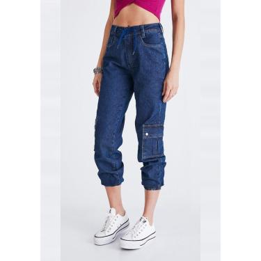 Imagem de Calça Jeans La'Oase Jogger Elizabeth Feminino-Feminino