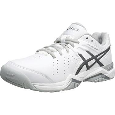 Imagem de ASICS Tênis masculino Gel-Encourage Le Tennis, Branco/Prata, 5.5