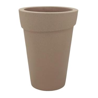 Imagem de Vaso Tramontina Gipsy em Polietileno Granito Areia 90 cm