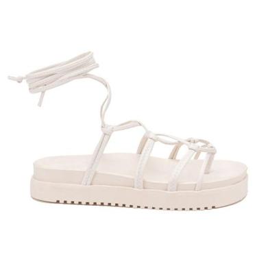 Imagem de Sandália Anatômica Feminina Gladiadora Papete GuGi de Amarrar na Perna