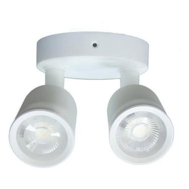 Imagem de Spot Duplo Branco De Sobrepor Com Led Amarelo Inspire