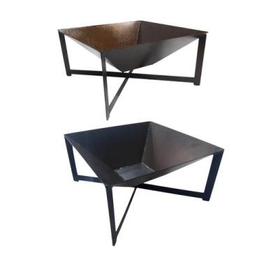 Imagem de Kit 2 Lareiras a Lenha Externa Jardim Área Externa Luxo - INOX LAURIND