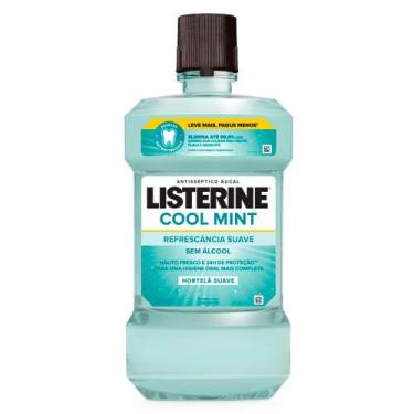 Imagem de Antisséptico Bucal Listerine Cool Mint Refrescância Suave Sabor Hortel