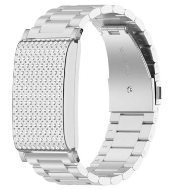 Imagem de PONATTENO Pulseira de substituição compatível com Whoop 5.0 Life MG/ 5.0 Peak/5.0 One/Whoop 4.0, pulseira de metal de aço inoxidável com pulseira de relógio Whoop 5.0, tamanho ajustável, fácil