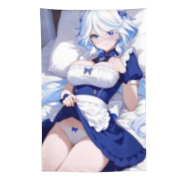 Imagem de LIEGBMEU Sexy Bikini Hot Anime Girl Tapeçaria 152.4 cm x 228.6 cm Interior Exterior Wall Quilt Art Decoração de Tapeçaria Caprichosa, AC073