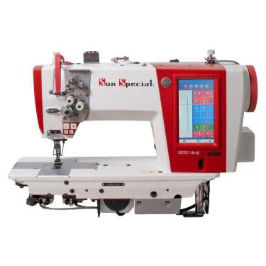 Imagem de Máquina Costura Industrial Pespontadeira Eletrônica Barra Alternada SS275II-DM-QI 220V - Sun Special