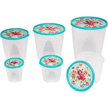 Imagem de Jaguar - Conj 6Un Potes 600Ml 970Ml 1,6L 3,2L 5,1L 7,7L Redondas Jaguar 4094