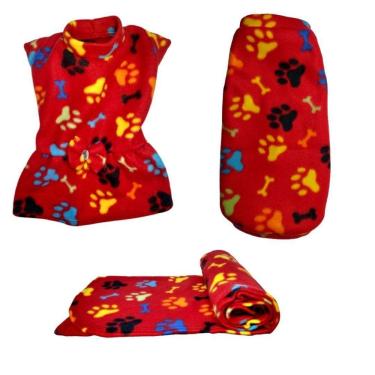 Imagem de Kit Manta, Vestido E Suéter De Inverno - Eg