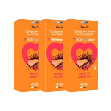 Imagem de Combo Wafer Com Amendoim Com Whey Coberto Chocolate Latam Fit-Unissex