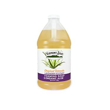 Imagem de VERMONT SOAP Sabonete de espuma de lavanda orgânica para as mãos - Sabonete hidratante natural para pele seca - sabonete líquido para as mãos de banheiro sem fragrância - lavanda - 1,8 g