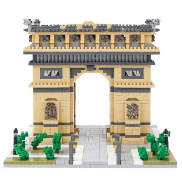 Imagem de Geniteen Building Blocks Set Arc De Triomphe Model Micro Building Blocks 2020 PCS Famous Architecture Building Kit, Gifts for Kids and Adult