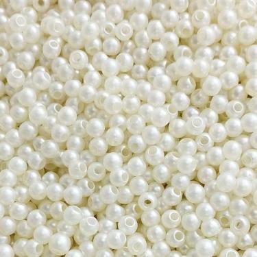 Imagem de PÉROLA DE ABS LISA Nº 04 20G PEROLA 4MM - IMPORTAÇÃO, Perolado