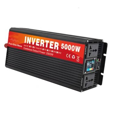 Imagem de 12v to 110v50hz,2500W Split Phase Pure Sine Wave Inverter, 12V/24V/48V/60V/72V DC To 110/220V AC Converter5000w Peak Car Power Inverter Charger para Rvs, Campers, Sistemas Solares