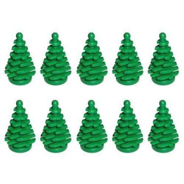 Imagem de Brinquedo LEGO 10 peças Green Pine Tree Small 2x2x4 para o Natal