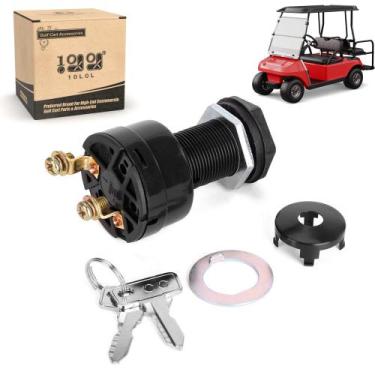 Imagem de Interruptor de ignição de 2 pinos para carrinho de golfe elétrico Club