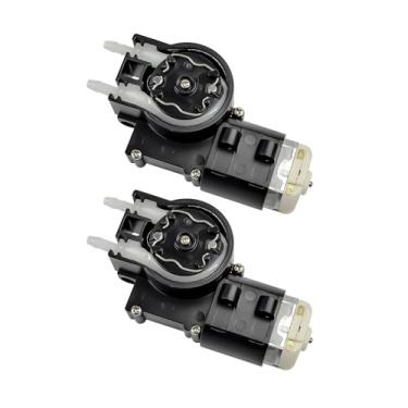 Imagem de CHANCS Bomba de dosagem peristáltica de motor micro 280 CC 3 V 3,7 V 5 V 6 V pequena bomba líquida de sucção autoescorvante para amostragem de laboratório, 2 peças