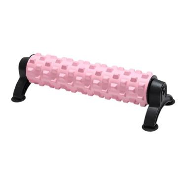 Imagem de harayaa Rolo de espuma para massagem muscular profunda, rolo de fitness para academia em casa, coluna de ioga, ferramenta de massagem corporal completa para, Rosa