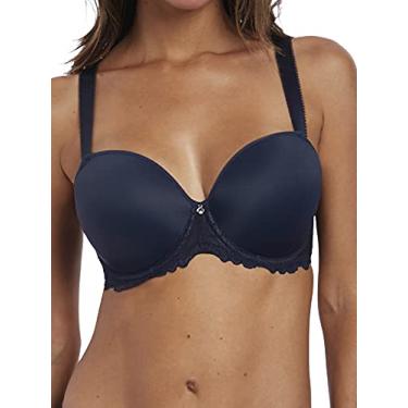 Imagem de Fantasie Sutiã feminino Memoir moldado com aro e gancho em J, Azul marino, 30D