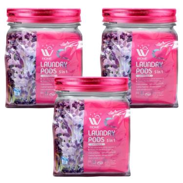 Imagem de Laundry Pods WBM 3 em 1 com amaciante e intensificador de perfume 96 ct