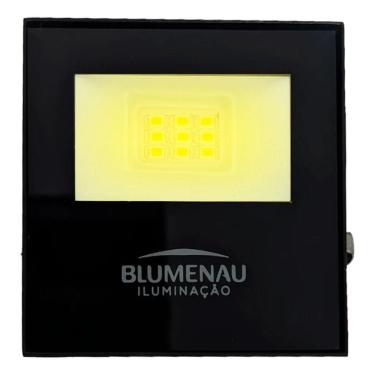 Imagem de Refletor Led Luz Amarela 10W 3000K Branco Quente Decoração C